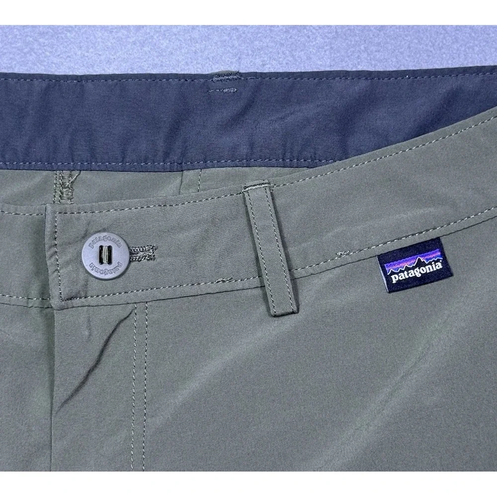 Patagonia Hydro Series Boardshorts Mens 34 Olive Stretch Surf Swim Shorts